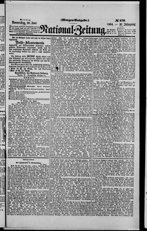 National-Zeitung vom 26.06.1884