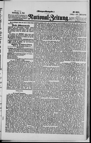 Nationalzeitung vom 02.07.1884