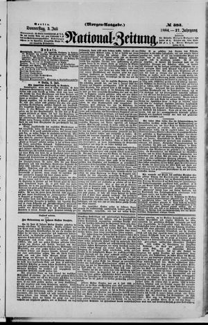 Nationalzeitung vom 03.07.1884