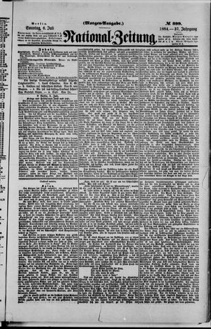 Nationalzeitung vom 06.07.1884