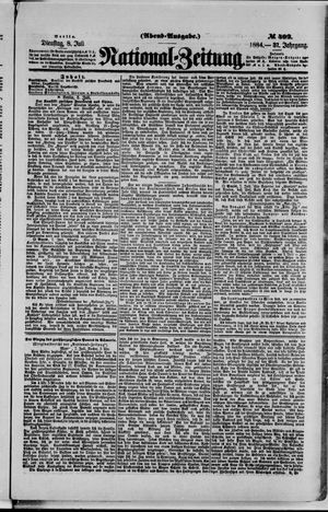 Nationalzeitung vom 08.07.1884