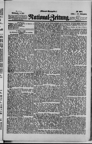 Nationalzeitung vom 09.07.1884
