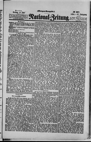 Nationalzeitung on Jul 11, 1884