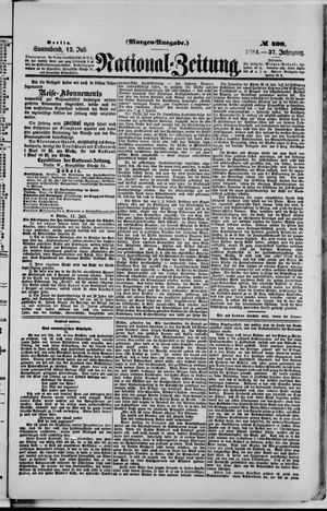 National-Zeitung vom 12.07.1884