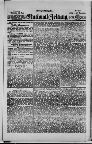 Nationalzeitung on Jul 13, 1884