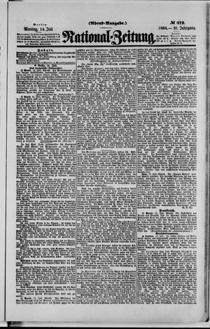 National-Zeitung vom 14.07.1884
