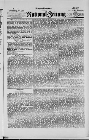 Nationalzeitung vom 17.07.1884