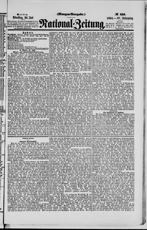 Nationalzeitung vom 22.07.1884