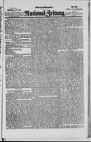 Nationalzeitung vom 23.07.1884