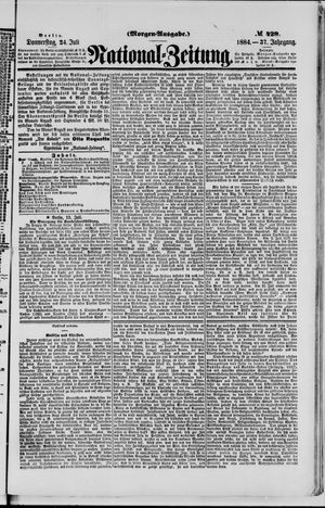 Nationalzeitung vom 24.07.1884