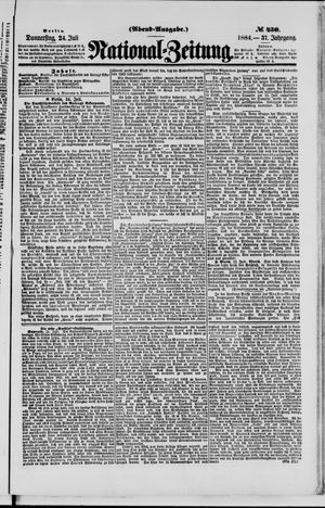 Nationalzeitung on Jul 24, 1884