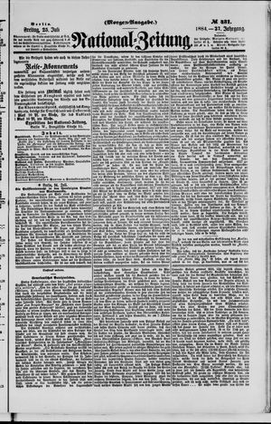 National-Zeitung vom 25.07.1884