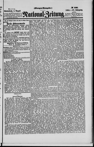 Nationalzeitung vom 02.08.1884