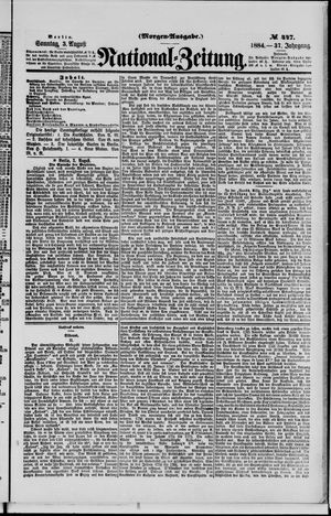 Nationalzeitung on Aug 3, 1884