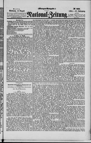 Nationalzeitung on Aug 13, 1884
