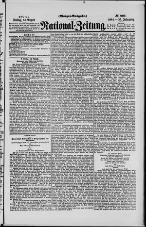 Nationalzeitung on Aug 15, 1884