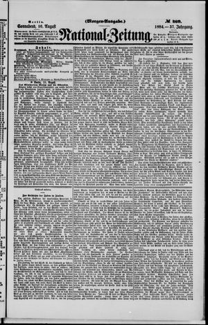 Nationalzeitung on Aug 16, 1884