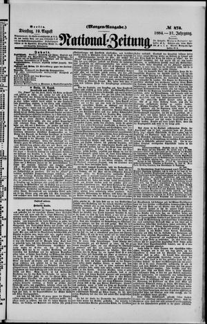 Nationalzeitung vom 19.08.1884