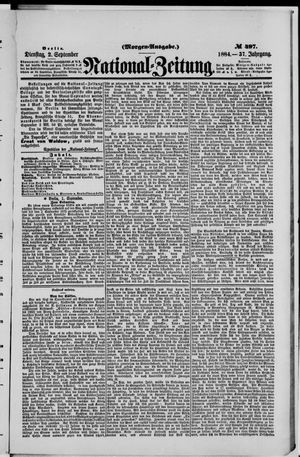 Nationalzeitung on Sep 2, 1884