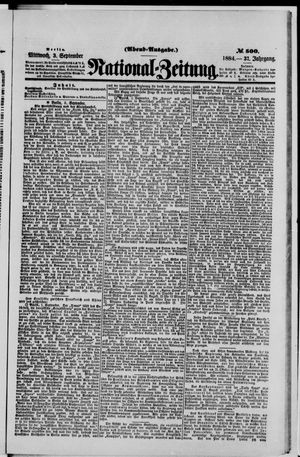 National-Zeitung vom 03.09.1884