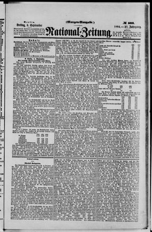 Nationalzeitung vom 05.09.1884