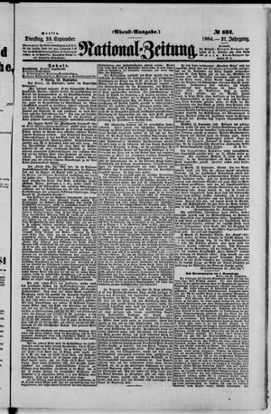 National-Zeitung vom 23.09.1884