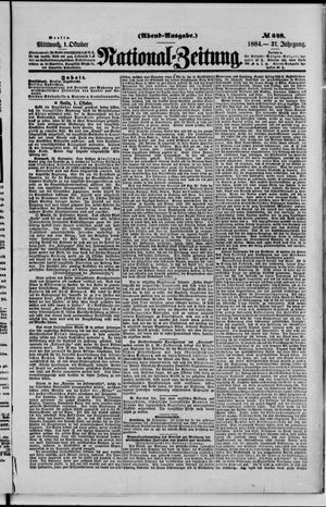 National-Zeitung vom 01.10.1884