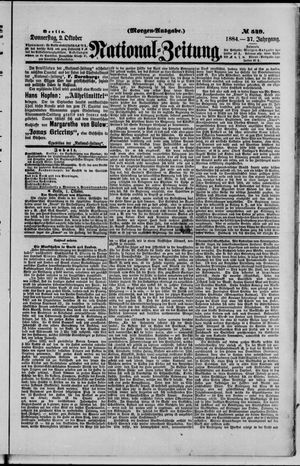 National-Zeitung on Oct 2, 1884