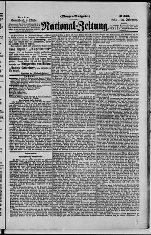 National-Zeitung vom 04.10.1884