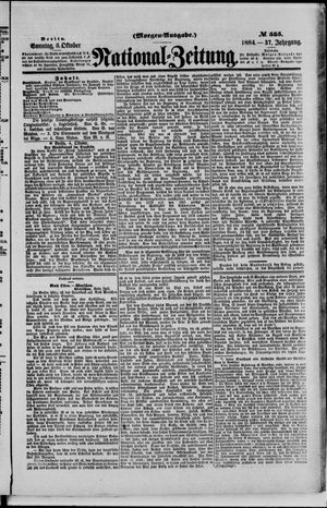 National-Zeitung vom 05.10.1884