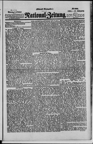 National-Zeitung vom 06.10.1884