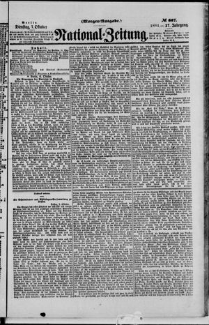 National-Zeitung vom 07.10.1884