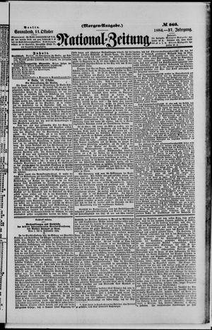 National-Zeitung vom 11.10.1884