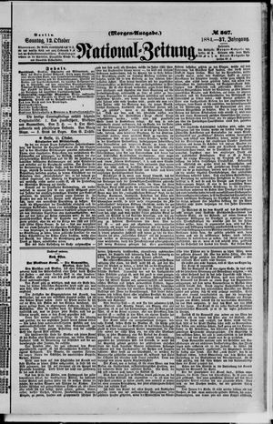 Nationalzeitung vom 12.10.1884