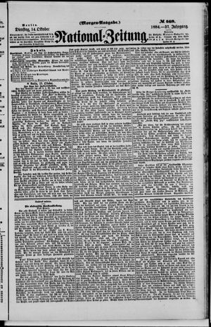 National-Zeitung vom 14.10.1884