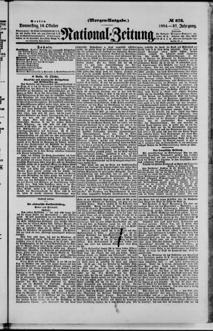National-Zeitung on Oct 16, 1884