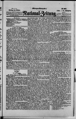 National-Zeitung vom 24.10.1884
