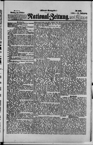 National-Zeitung vom 24.10.1884