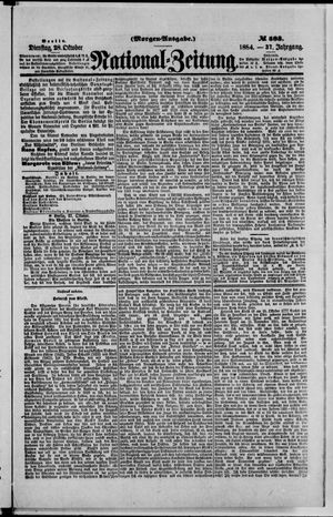 National-Zeitung vom 28.10.1884
