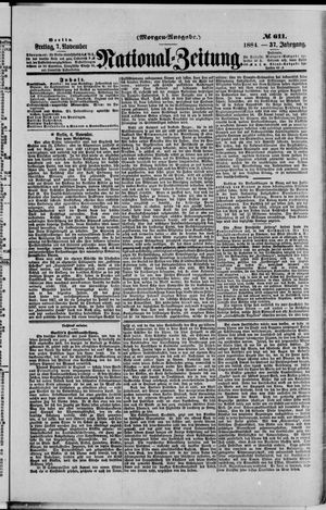 Nationalzeitung on Nov 7, 1884