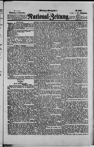 National-Zeitung vom 09.11.1884