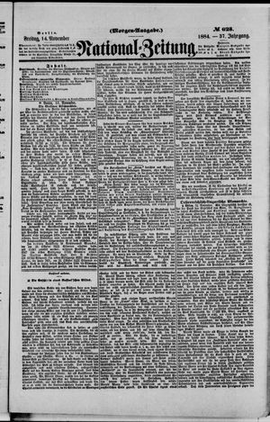 National-Zeitung vom 14.11.1884