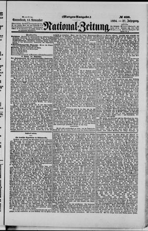 National-Zeitung vom 15.11.1884