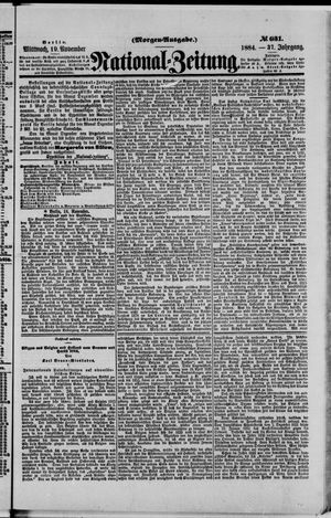 National-Zeitung vom 19.11.1884