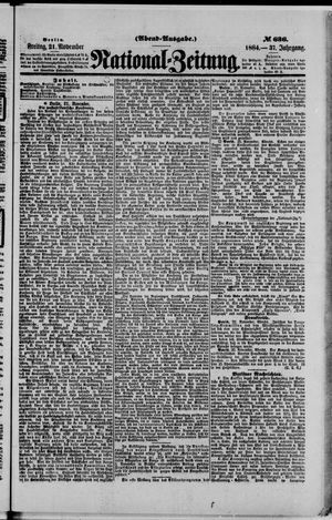 National-Zeitung vom 21.11.1884