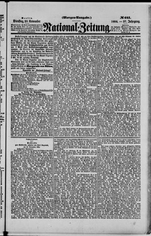 National-Zeitung vom 25.11.1884