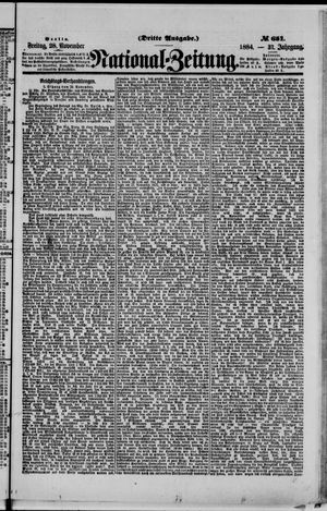 National-Zeitung vom 28.11.1884