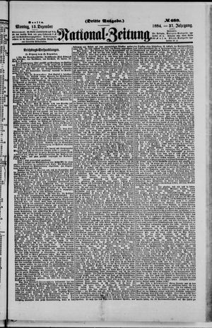 National-Zeitung vom 15.12.1884