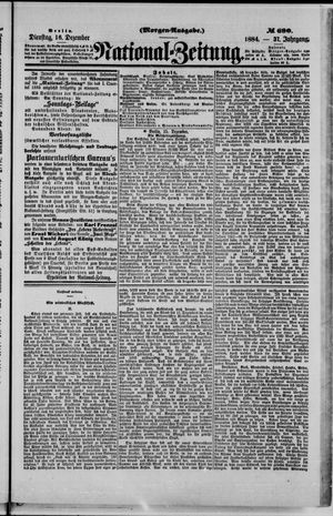 National-Zeitung vom 16.12.1884