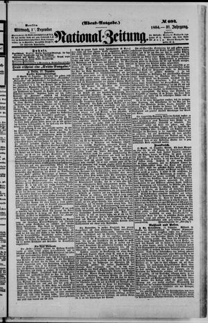 National-Zeitung vom 17.12.1884